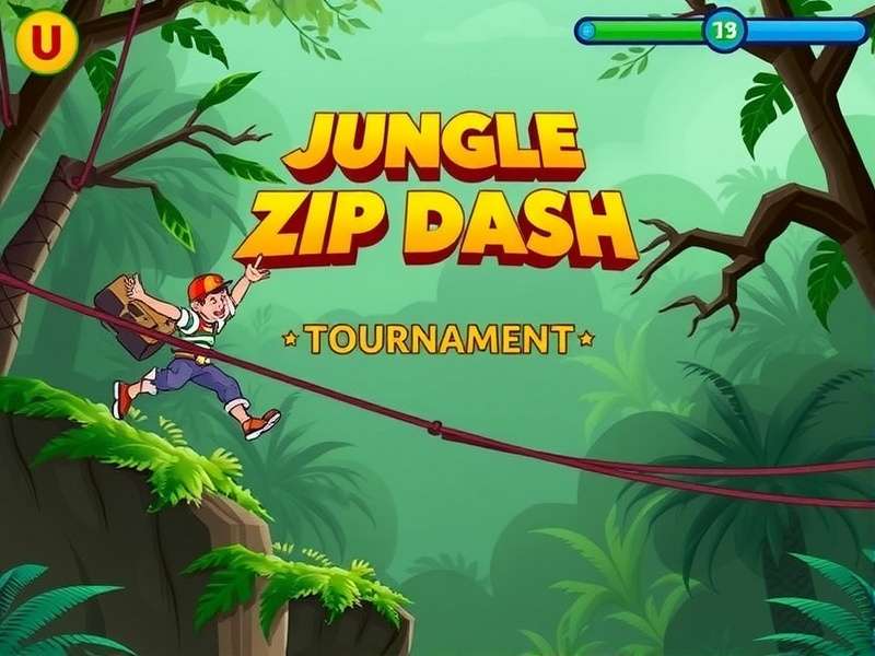 Jungle Zip Dash Legend Gameplay Screenshot
